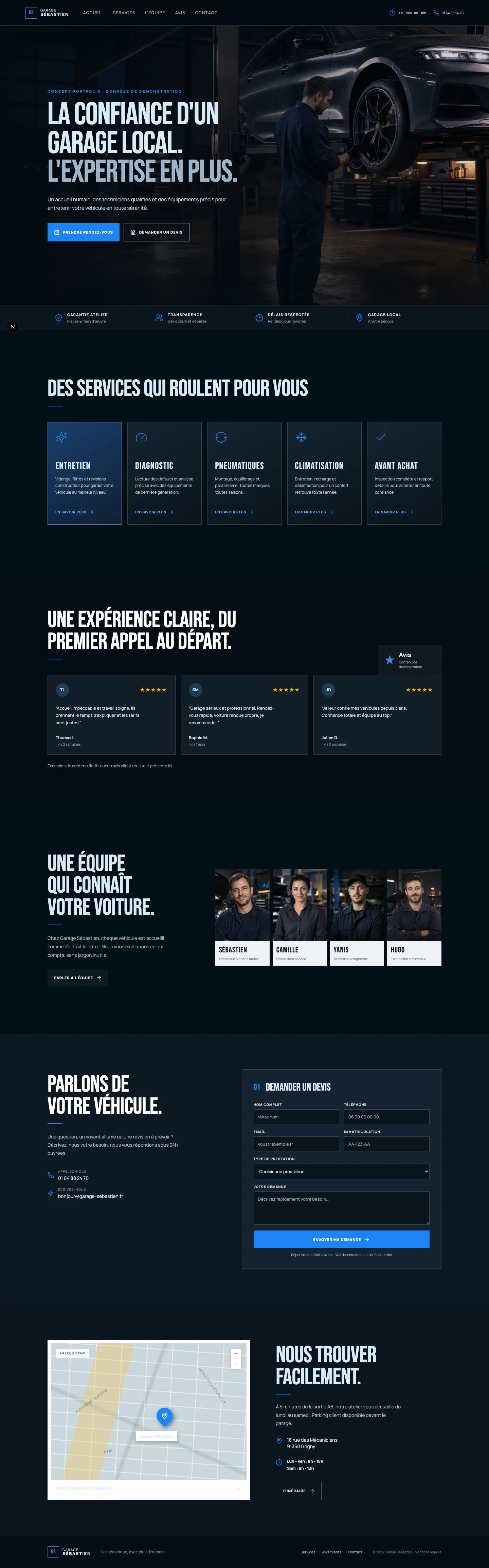 Prototype documenté Garage Sébastien