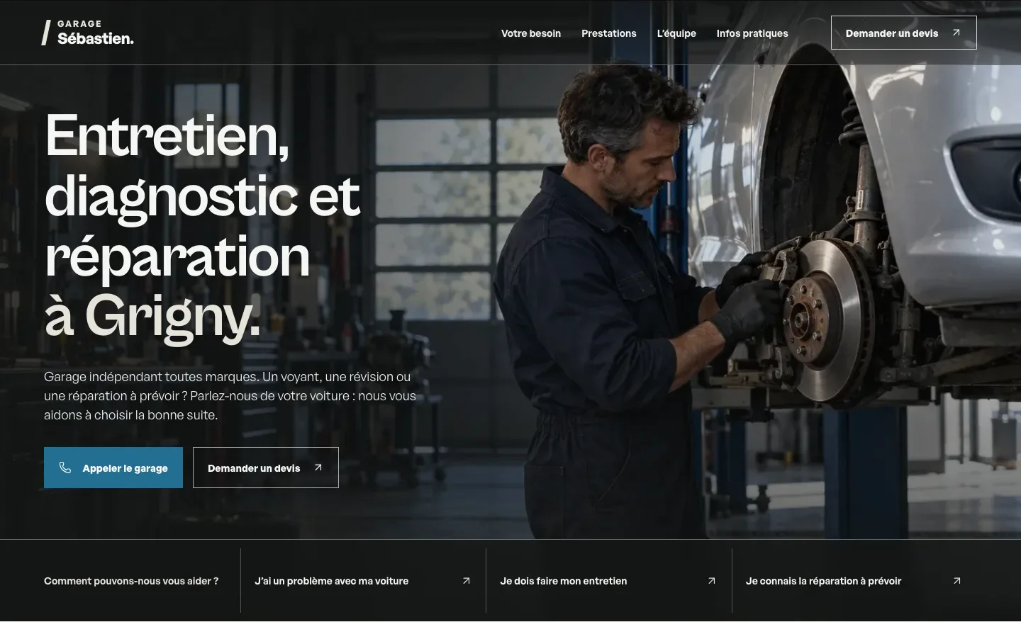 Prototype documenté Garage Sébastien